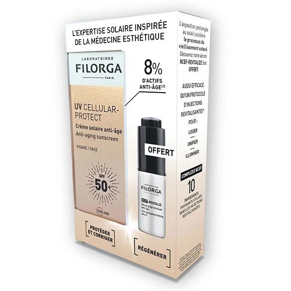 Filorga UV Cellular-Protect Crème solaire anti-âge 40ml + sérum 5ml Offert