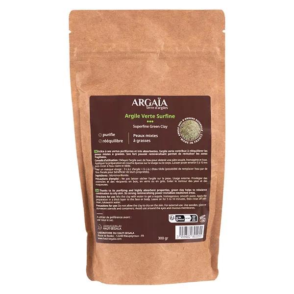 Argaïa Argile Verte surfine en poudre (300 g)