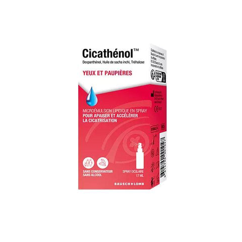 Bausch & Lomb Cicathenol Soothes and Accelerates Eye and Eyelid Healing 17ml