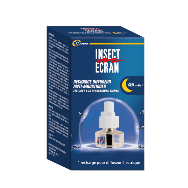 Insect Ecran recharge diffuseur insecticide anti-moustiques électrique 30 ml