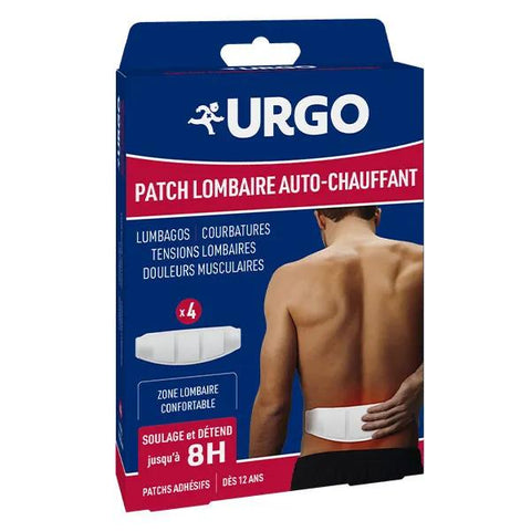 Urgo - Heat patch for lower back x4