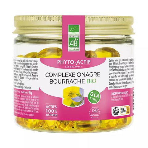 Phyto-Active Evening Primrose Borage Complex 120 Capsules