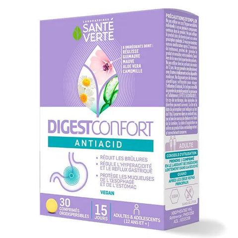 Santé Verte DIGEST CONFORT ANTIACID 30 tablets