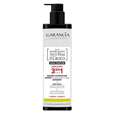 Garancia Ensorcelante Formule Anti-Peau de Croco Crème Corps Sans Parfum 3 en 1 400 ml