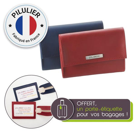 Pilbox Pillulier hebdomadaire Liberty Bleu marine ou rouge