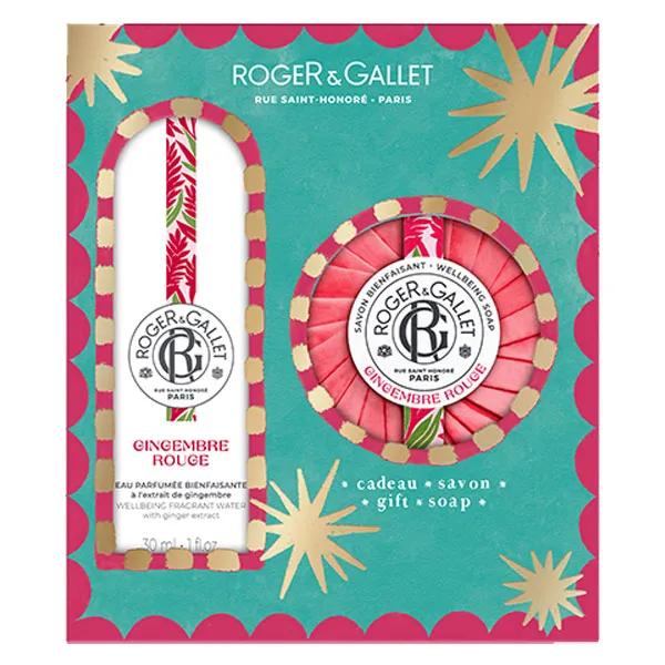 Roger&Gallet Coffret Eau Parfumée Bienfaisante Gingembre Rouge 30 ml et Savon 100 g