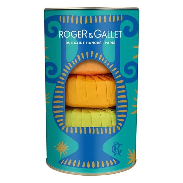 Roger&Gallet Coffret 3 Savons Bienfaisants 100g – Vanille Soleil, Néroli, Osmanthus