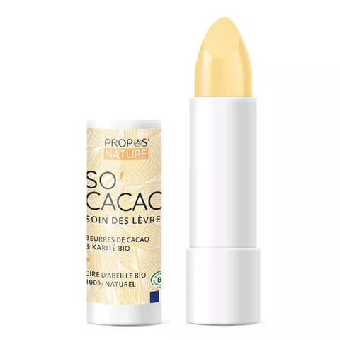 Propos'Nature - Stick à lèvres So'Cacao Bio - Cacao&Karité - 100% naturel- 3,7g