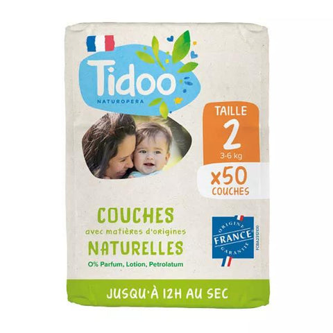 Tidoo Eco-Labelled Diapers Size 2 (3-6kg)
