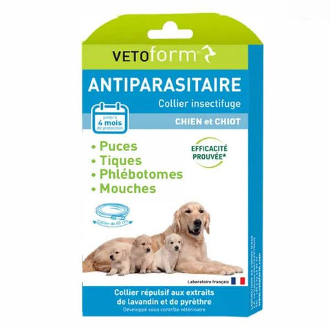 Vetoform Antiparasitic Dog & Puppy Collar 60cm