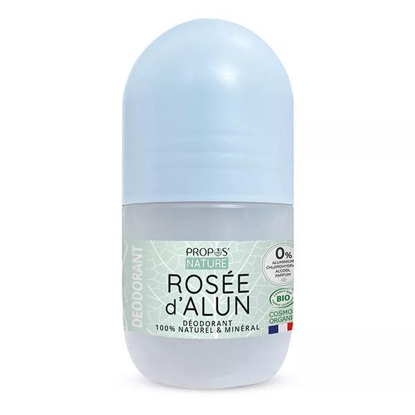 Propos'Nature Roll-on déodorant Rosée d'Alun - 99% naturel (50 ml)
