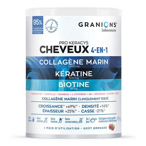 GRANIONS PROKERACYS Anti-Hair Loss 4-IN-1 - Collagen - Biotin Hair