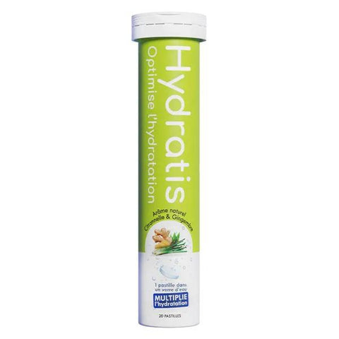Hydratis Boost l'Hydratation*, Electrolyte et Oligoélément - Citronnelle Gingembre -20 Pastilles