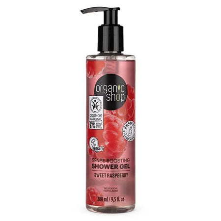 Organic Shop Gel douche revitalisant Framboise Vegan Naturel (280 ml)