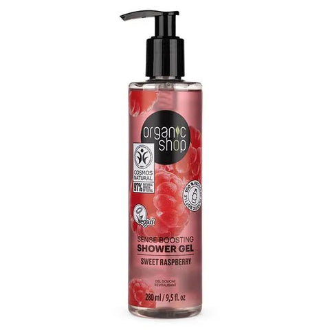 Organic Shop Gel douche revitalisant Framboise Vegan Naturel (280 ml)