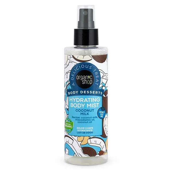 Organic Shop Brume corps hydratante Lait de Coco (200 ml)