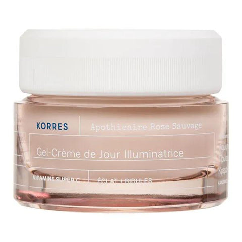 Korres Rose Sauvage Crème Éclat et Premières Rides Peaux Normales à Mixtes 40ml