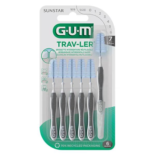 GUM® Brossette interdentaire TRAV-LER® 2,6 mm - 6 unités