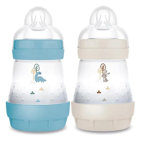 Mam Biberon Easy Start Anti-Colique Océan + Sable Tétine Débit 1 2 x 160ml