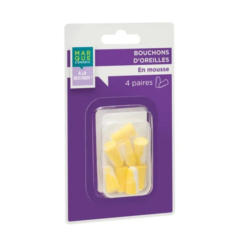 Marque Conseil Bouchons d'Oreilles 4 Paires