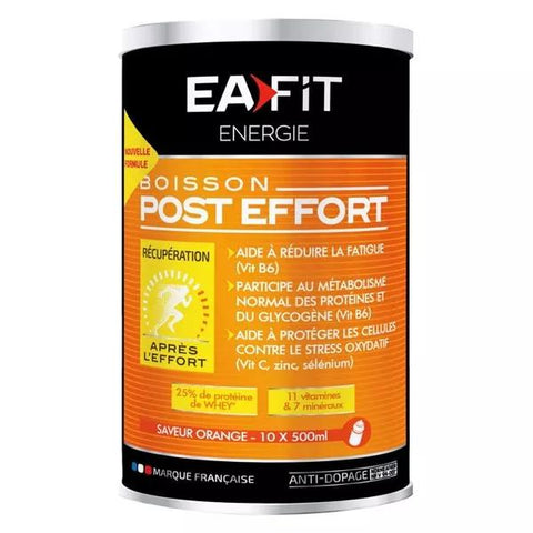 Eafit Post-Workout Energy Drink Orange Flavor 457g