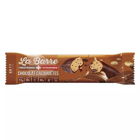 Eafit La Barre Protéinée Prot+Vit Goût Chocolat & Cacahuète 49g