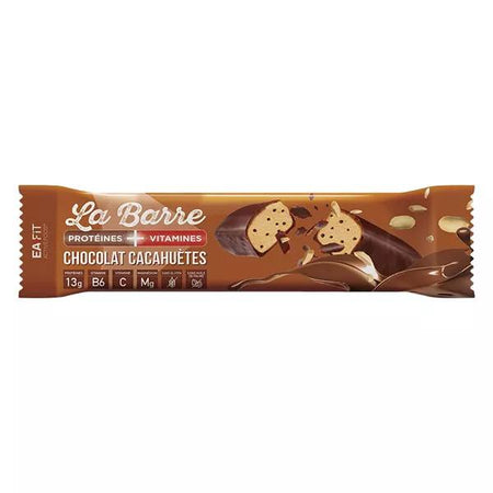 Eafit La Barre Protéinée Prot+Vit Goût Chocolat & Cacahuète 49g