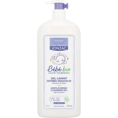 Eau Thermale Jonzac Organic Baby Dermo-Soothing Wash Gel 1L