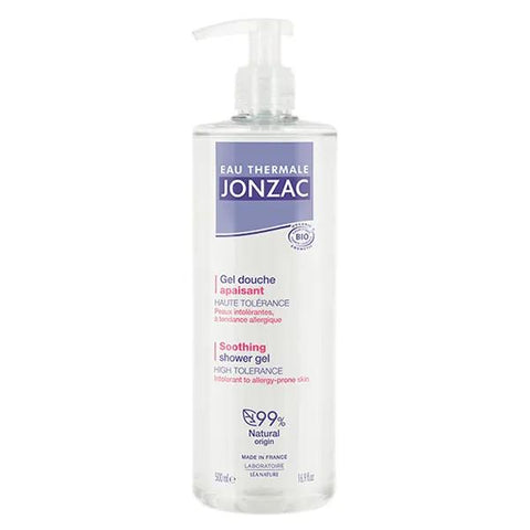 Jonzac Thermal Spring Water High Tolerance Fragrance-Free Soothing Organic Shower Gel 500ml