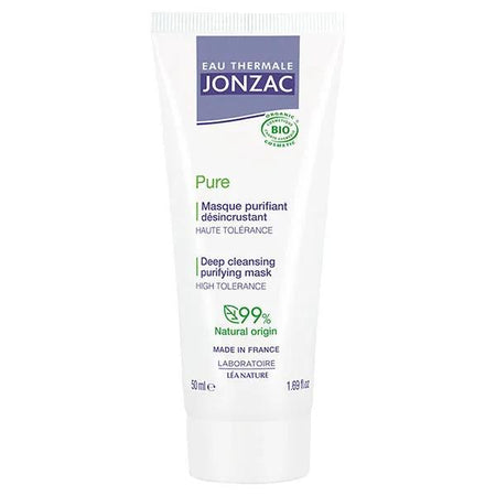 Eau Thermale Jonzac Pure Masque Purifiant Désincrustant Bio (50 ml)