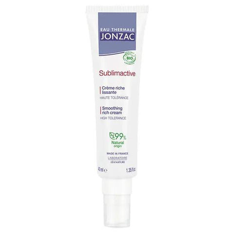 Eau Thermale Jonzac Sublimactive crème riche lissante bio (40 ml)
