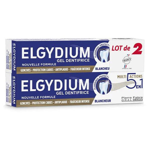 Elgydium Multi-Action Toothpaste Pack of 2 x 75ml