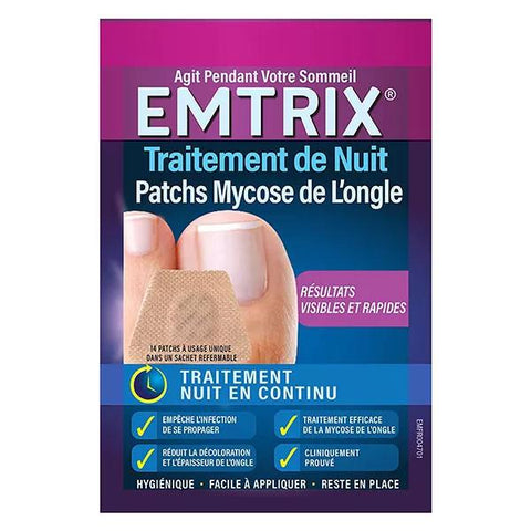 Emtrix Night Patch Fungal Nail Treatment 14 patches