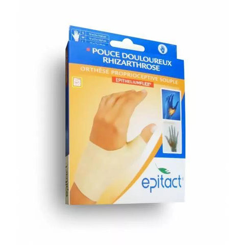 Epitact Flexible Proprioceptive Orthosis Painful Thumb Right Hand Day Size L