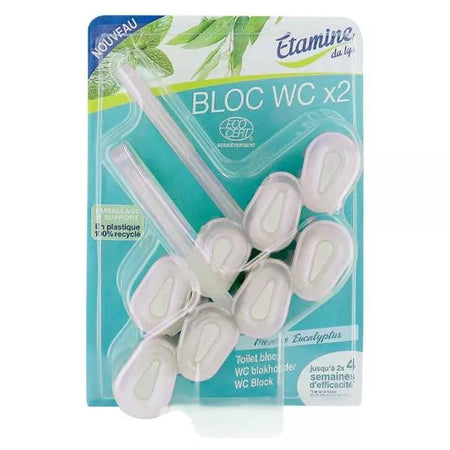 Etamine du Lys Sanitaire Bloc WC Menthe Eucalyptus (2 x 50 g)