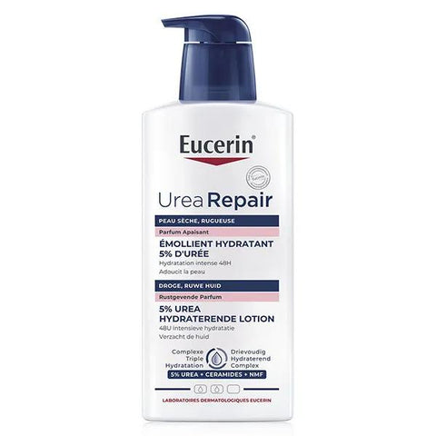 Eucerin UreaRepair Plus Émollient 5% d'Urée Parfumé Peaux Sèches 400ml