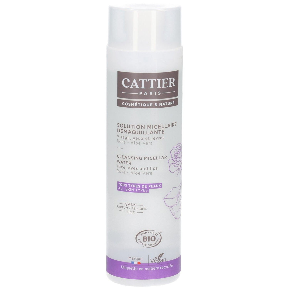 Cattier Perle d'Eau Solution Micellaire Démaquillante BIO (300 ml)