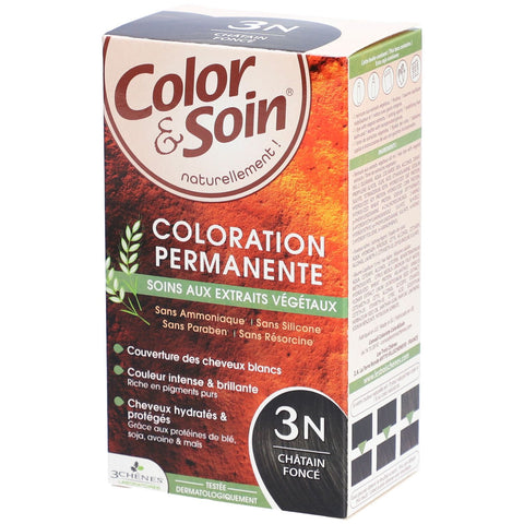 Les 3 Chênes Color & soin 3N châtain foncé — 135 ml