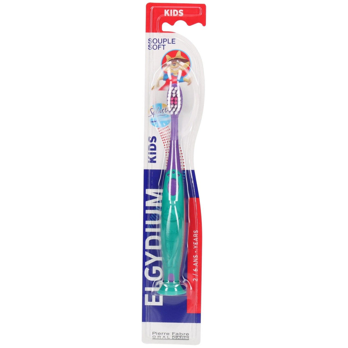 Elgydium Kids Brosse à dents souple 2-6 ans — 1 pièce