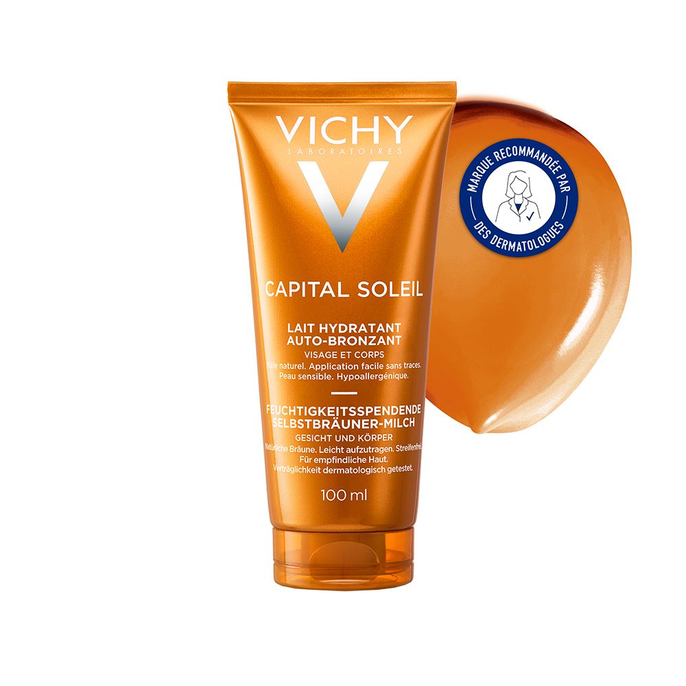 Vichy Idéal Soleil Lait hydratant autobronzant tube (100 ml)