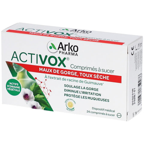 Arkopharma Activox comprimés à sucer au citron (24 pièces)