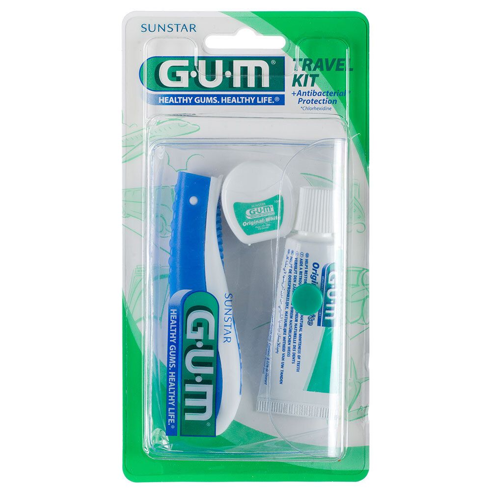 Gum Travel kit dentaire de voyage (1 pièce)