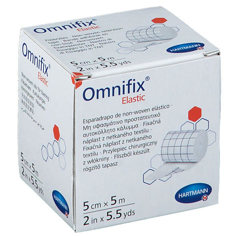 Omnifix Elastic bande adhésive multiextensible en non tissé 5 m x 5 cm (1 pièce)