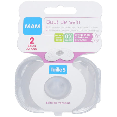 MAM bouts de sein pour allaitement (2 pièces)