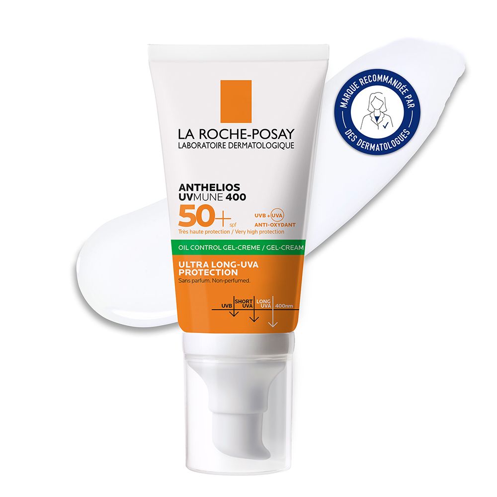 La Roche-Posay Anthelios UVMune 400 Oil Control gel-crème SPF 50+ sans parfum (50 ml)