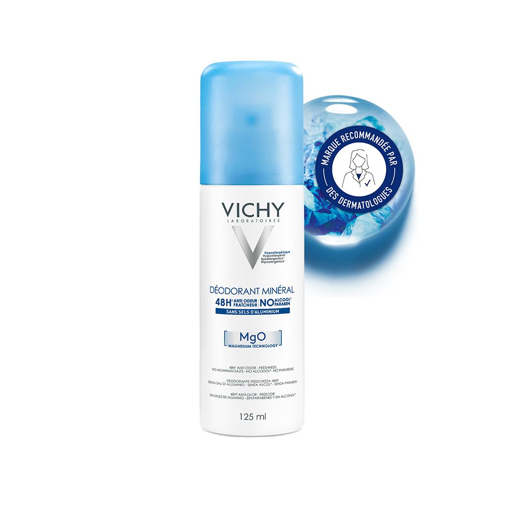 Vichy Déodorant Minéral Aérosol 48H (125 ml)