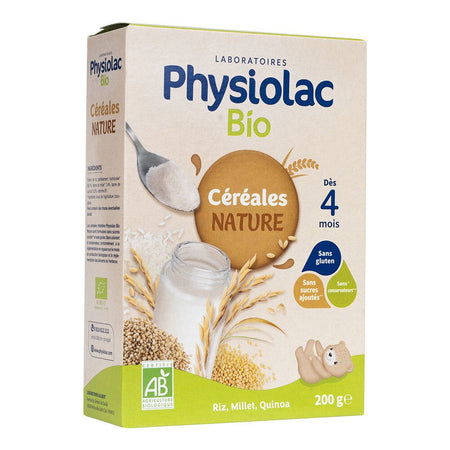 Physiolac Bio Céréales Nature dès 6 mois (200 g)