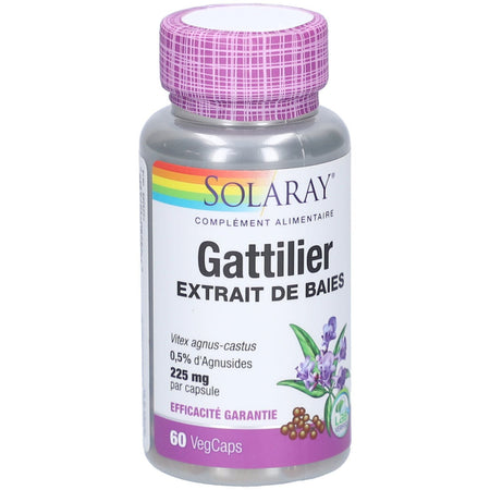 SOLARAY Gattilier extrait de baies (60 pièces)