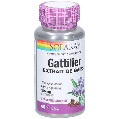 SOLARAY Gattilier extrait de baies (60 pièces)