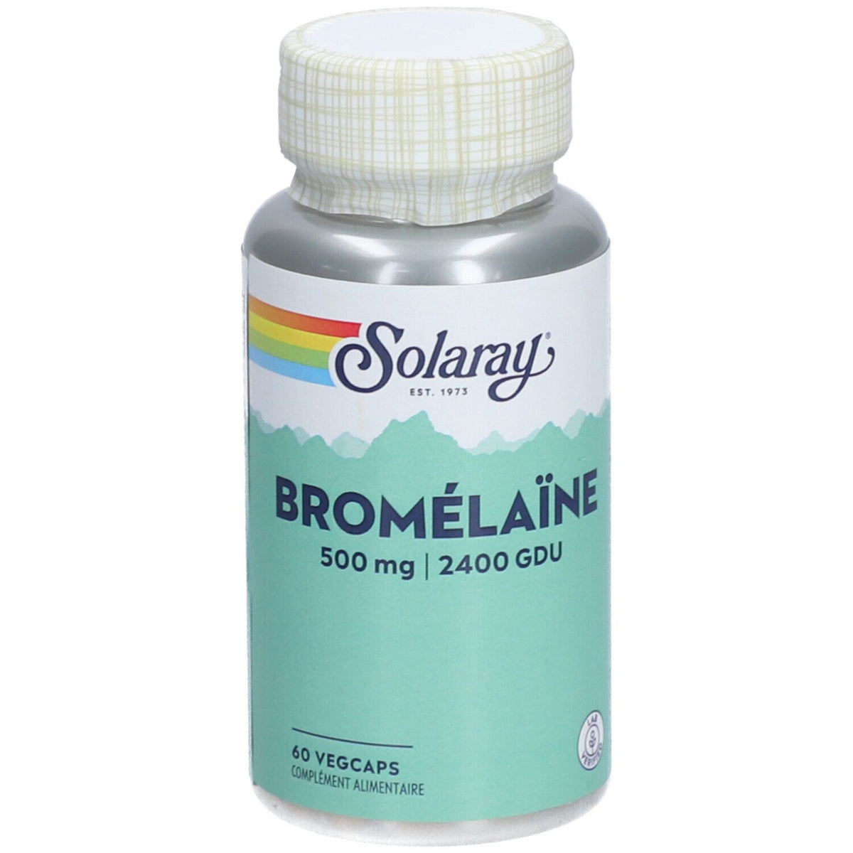 Solaray Bromélaïne 500 mg / 2400 GDU — 60 gélules